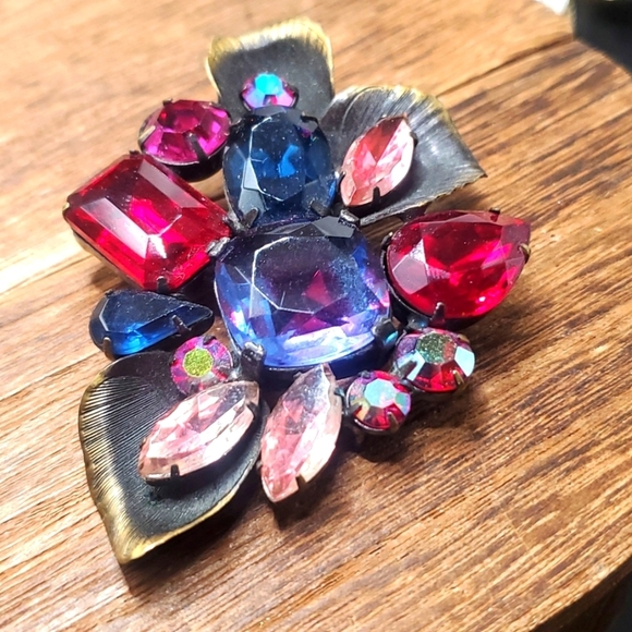 Juliana fruit salad colorful jubilee brooch collectible B810 - Picture 1 of 4